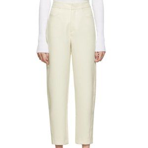 Toteme Novara Trousers Ivory Twill - Size S